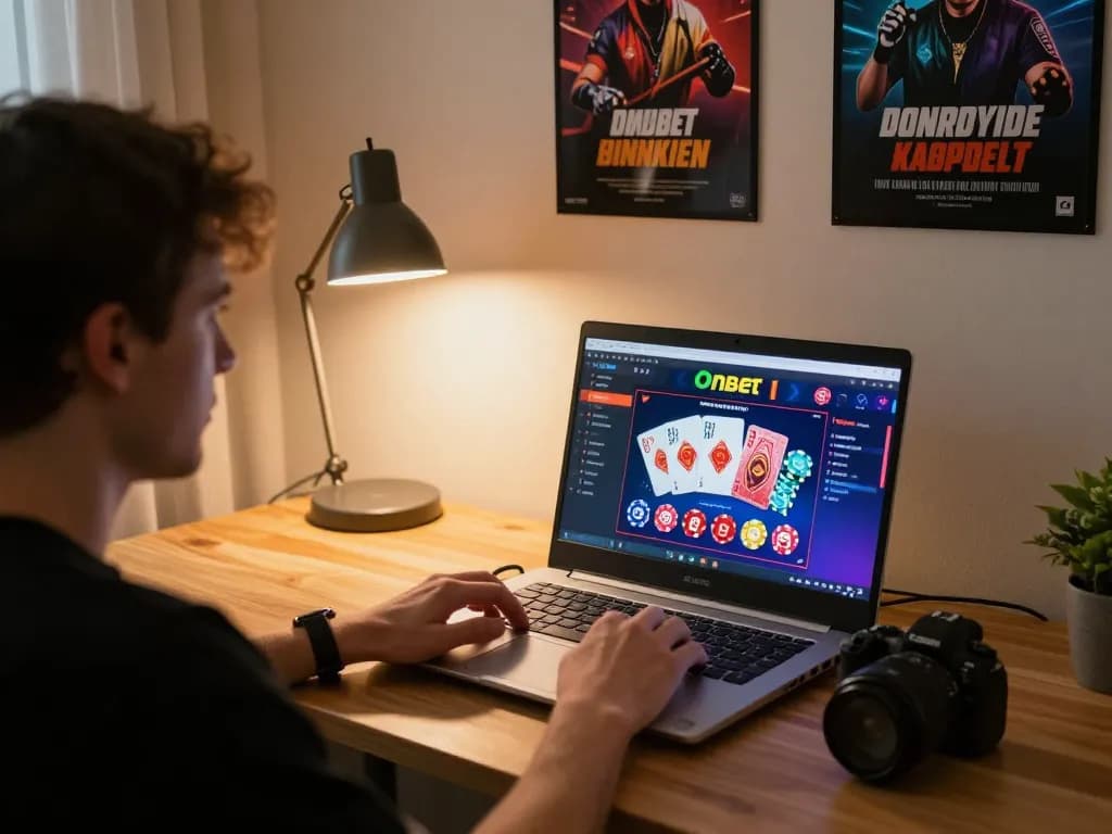 Engaging online casino gaming experience on Onbet with strategic gameplay.