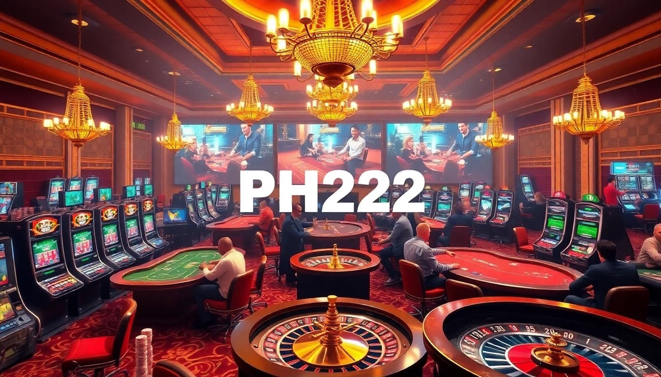 Experience the excitement at PH222 Casino with intense gameplay and luxurious atmosphere.