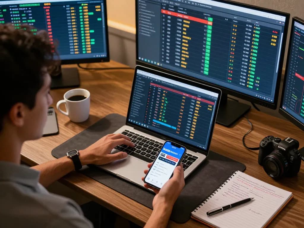 Placing bets on keonhacai during a live sports betting session, showcasing modern gaming setup
