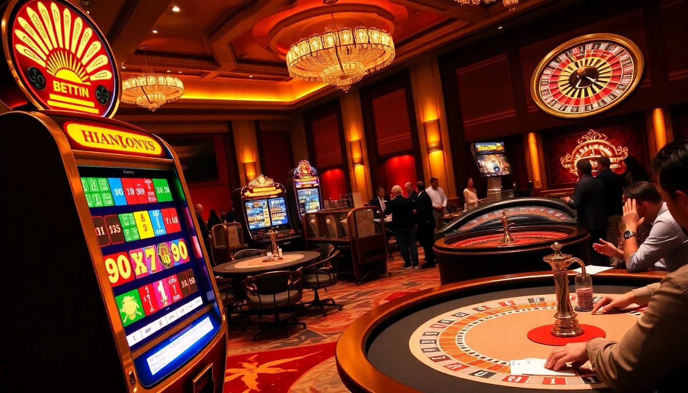 Experience the thrill of gambling at HU88.com with vibrant slot machines and intense poker games.