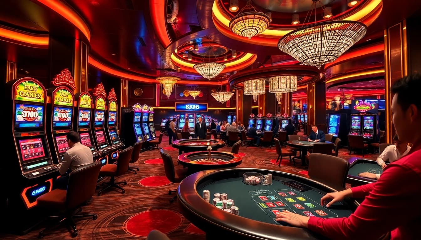 SX88 gamers celebrating a win at the casino table with chips in hand.