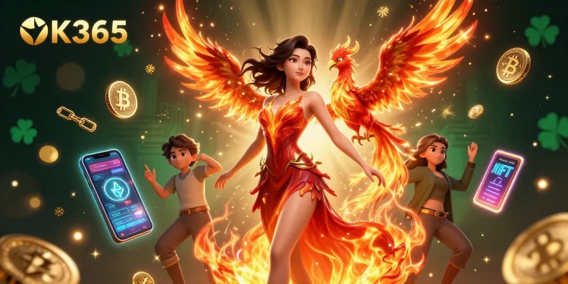 Experience exciting games at OK365 with vibrant visuals and dynamic crypto elements for colorful gaming.