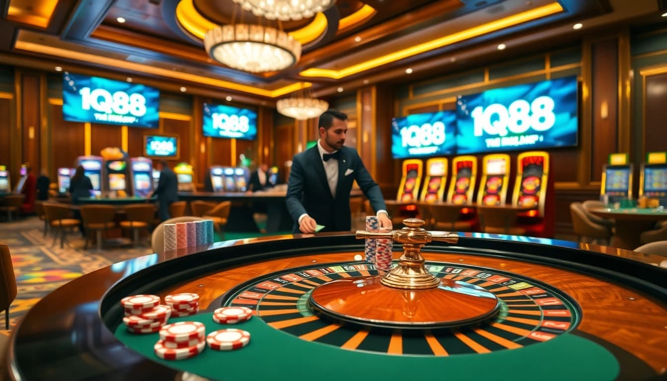 Feel the thrill of gambling at an IQ88 casino, with vibrant games and professional croupiers.