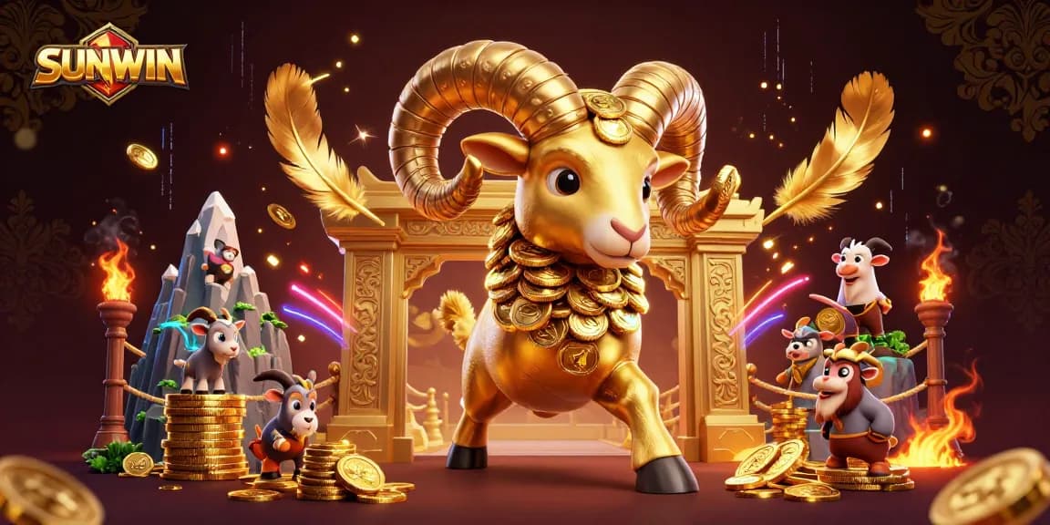 SUNWIN players experience thrilling rewards in a vibrant casino packed with energy and golden symbols