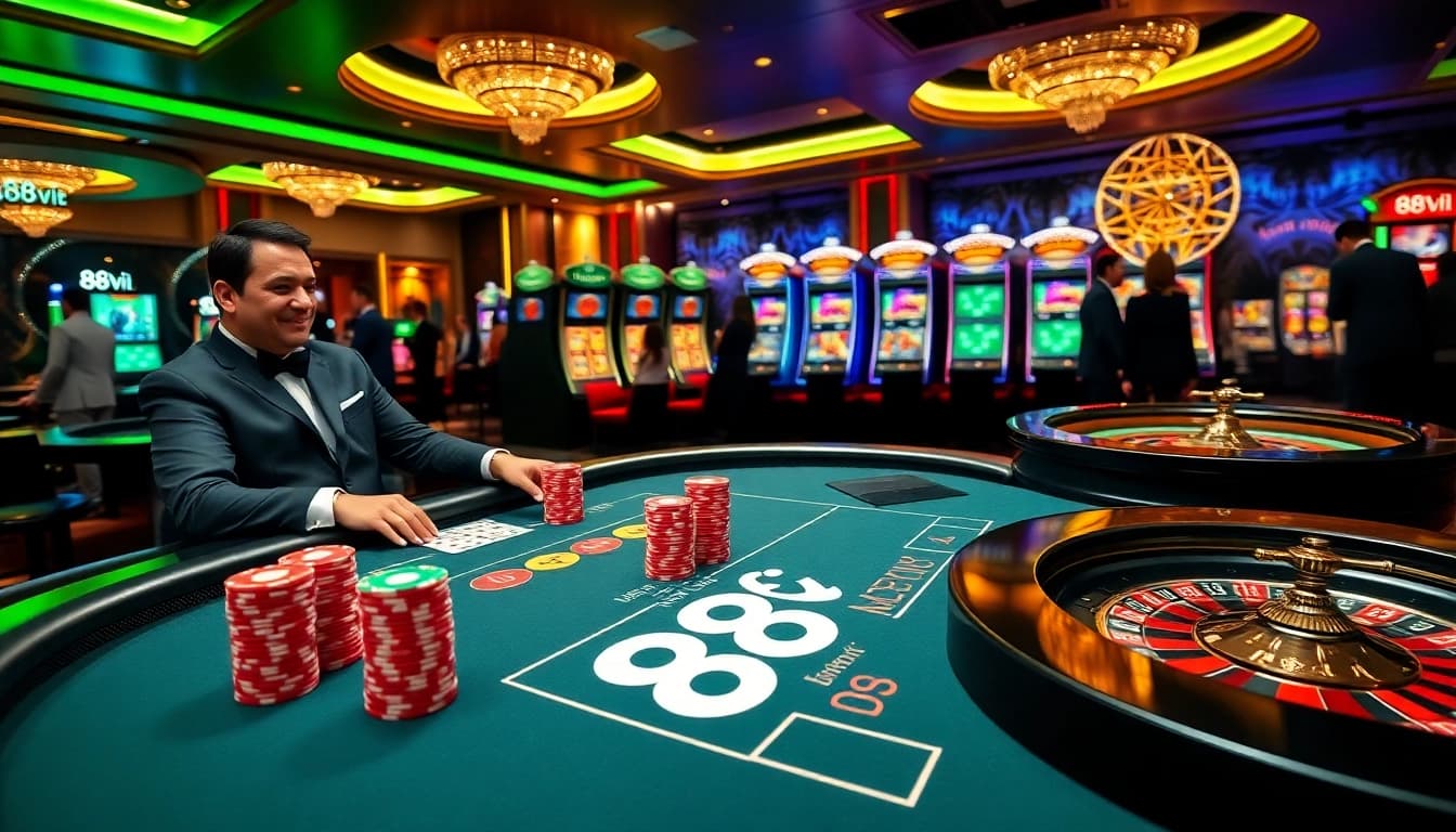 Experience the thrill of 888vi with exciting casino games and vibrant action.