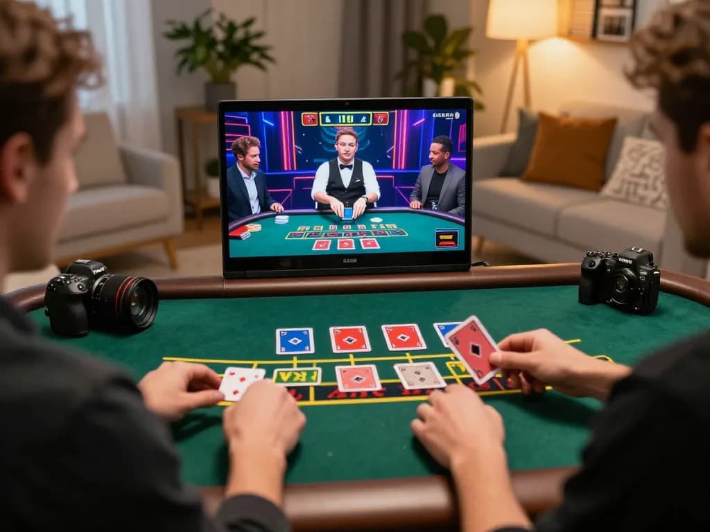 Engaging in dynamic online Baccarat at 33win, showcasing exciting gameplay moments.