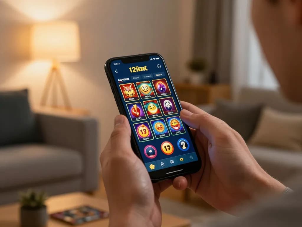 Người chơi truy cập ứng dụng Link 12bet trên smartphone của họ để trải nghiệm cờ bạc di động sống động.