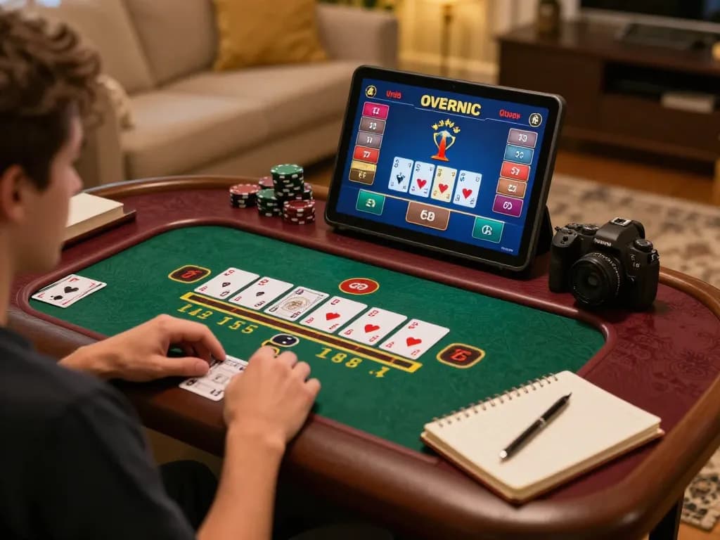 Join an exciting online blackjack game on urr88 while enjoying a cozy home atmosphere.