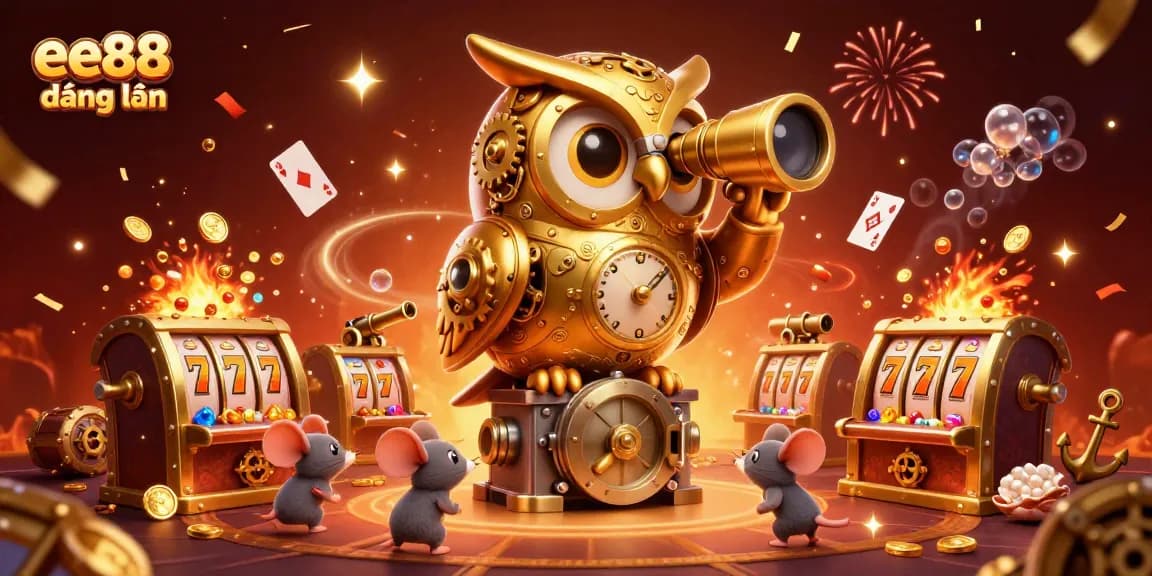 Enjoy seamless gaming with ee88 đăng nhập, featuring a vibrant casino scene with lively characters and dynamic elements.