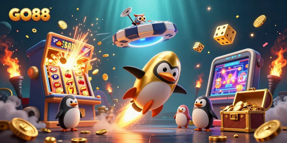 GO88 offers thrilling casino experiences featuring gold coins, slots, and vibrant game action.