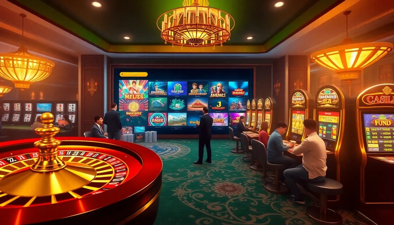 Engaging players winning at exciting games on https://5gbetbr.com.br/ in a dynamic casino atmosphere.