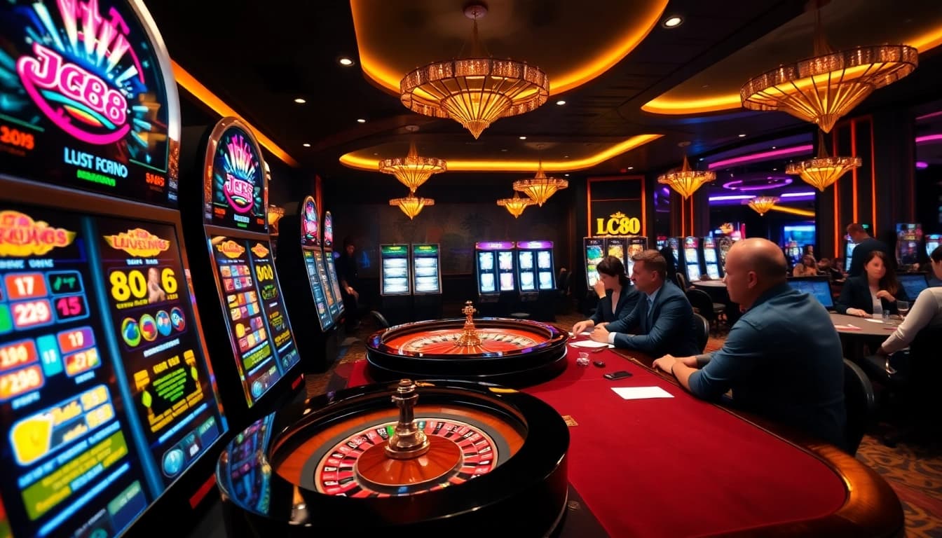 Experience the vibrant casino action at LC88 with engaging games and winning opportunities.