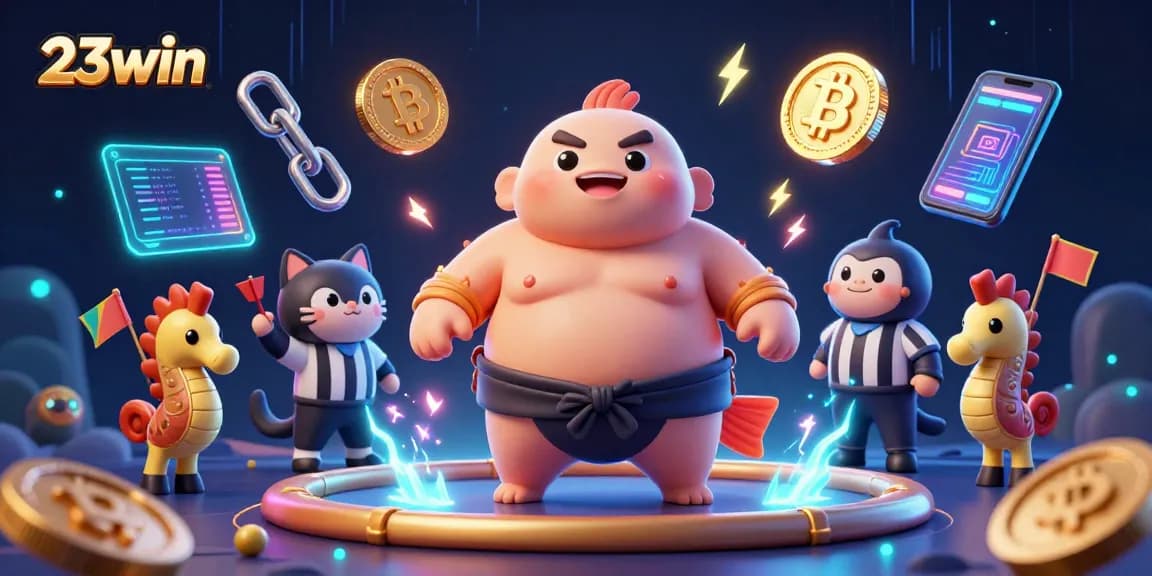Experience thrilling gameplay at 23win with vibrant casino elements and characters for an engaging adventure.