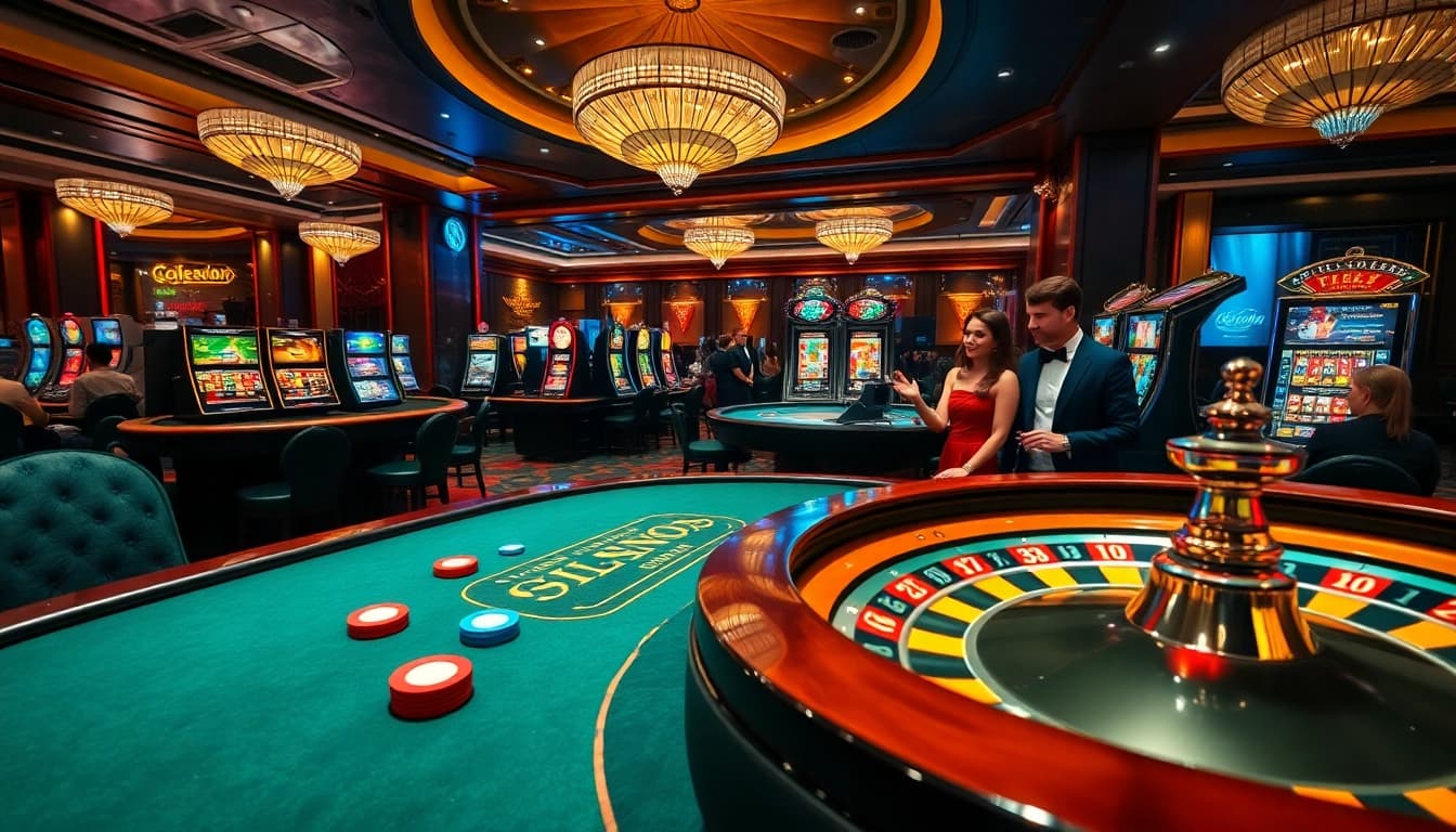 Experience thrilling gaming at https://open88.bid/ with vibrant slot machines and professional dealers.