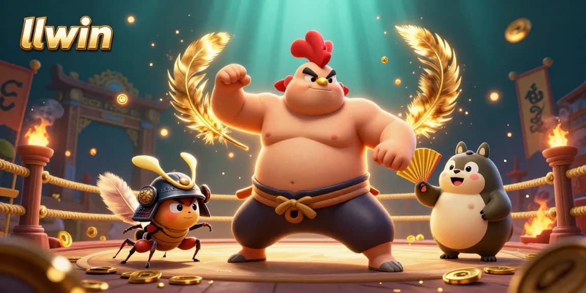 Engage in epic battles at LLWIN's dynamic online casino featuring vibrant characters and thrilling elements.
