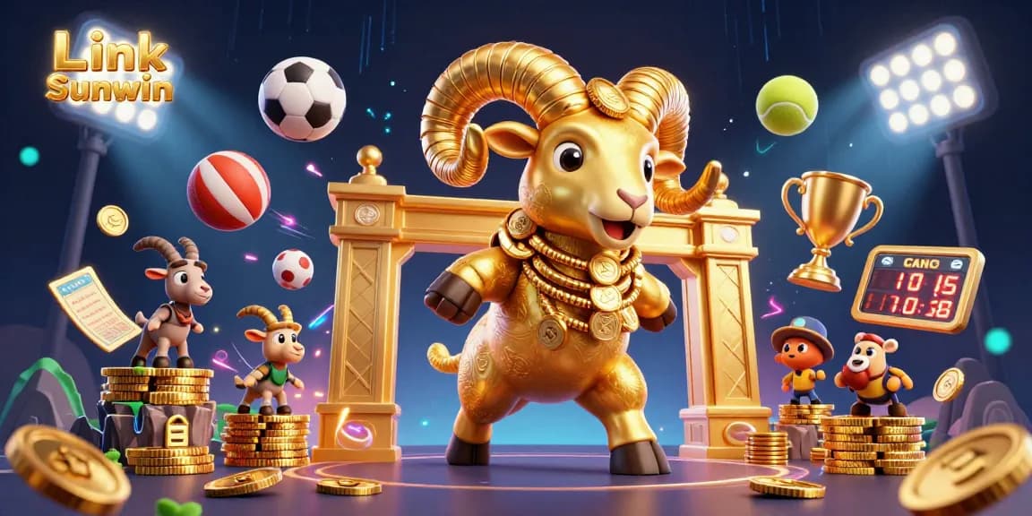 Experience Link Sunwin thrilling gambling action with our captivating 3D illustration merging games and excitement.