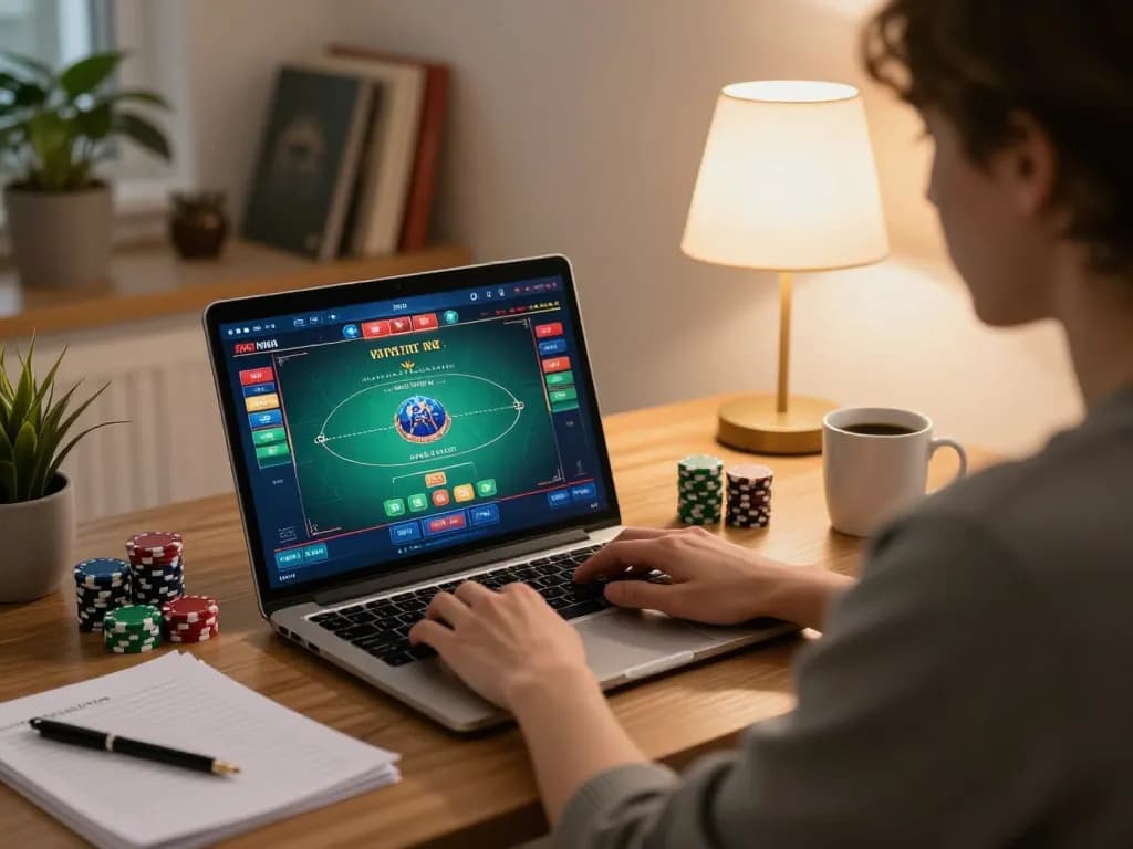 Can’t login to your casino account? A player strategizes at home with online poker.