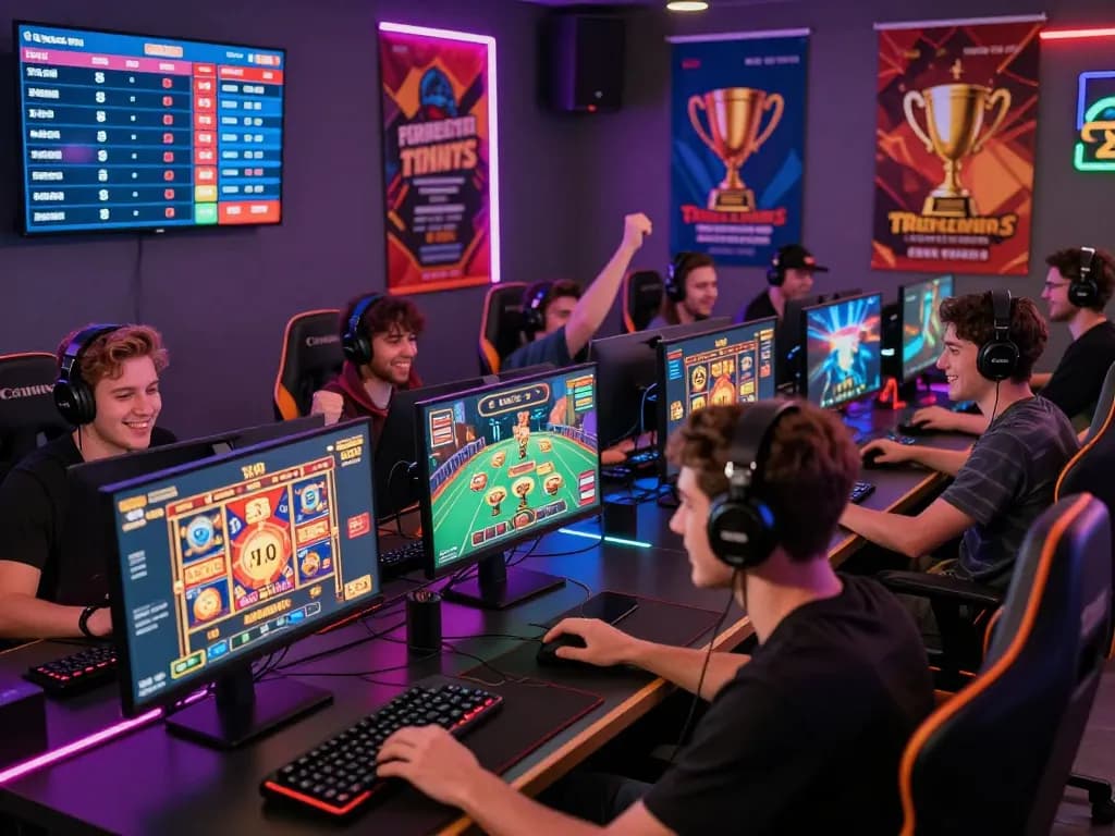 Players enjoying games on the TG88 platform, showcasing a dynamic and vibrant gaming atmosphere.