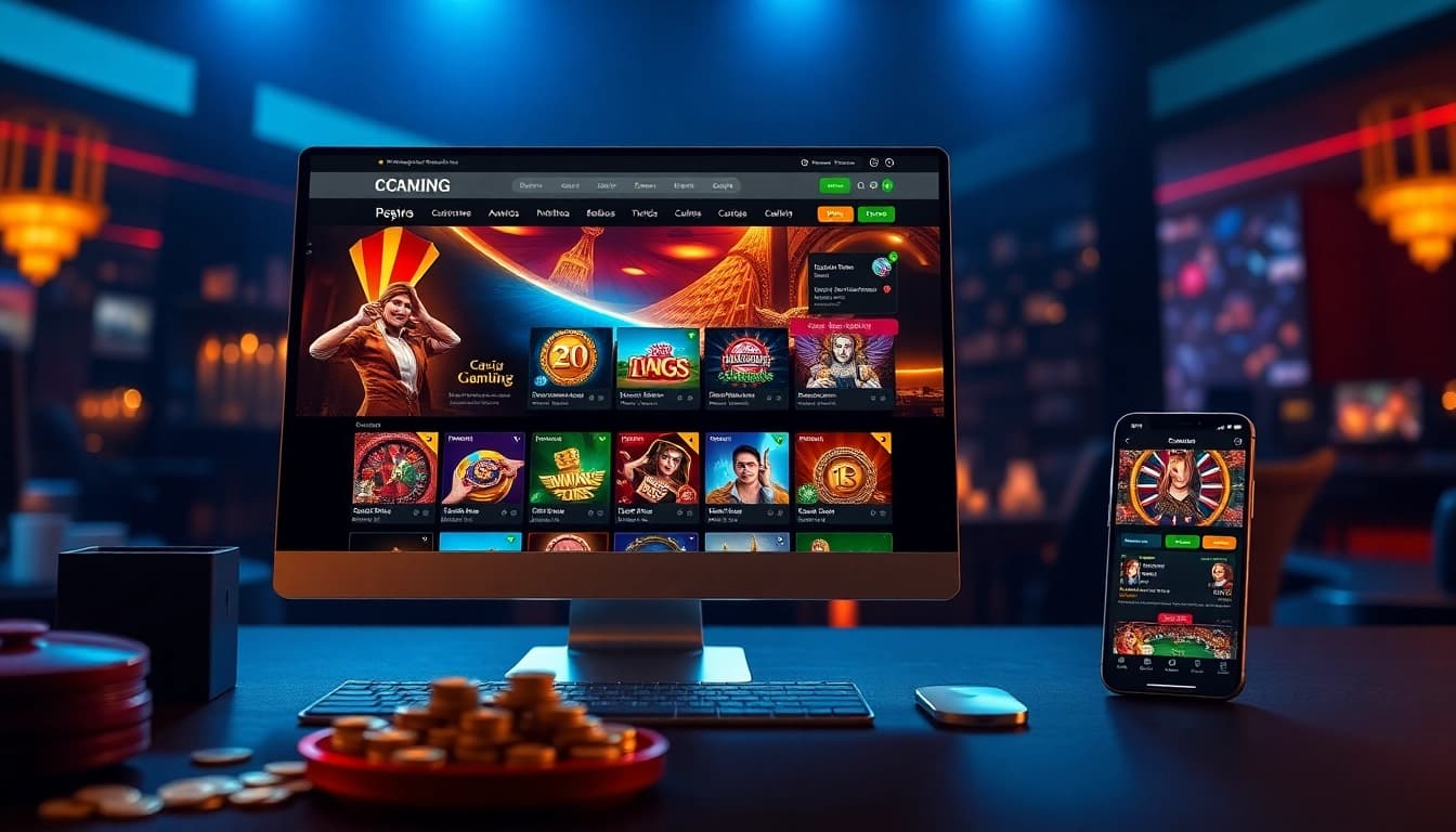 Dynamic online gambling platform interface showcasing rikvip with exciting casino games and user-friendly design.