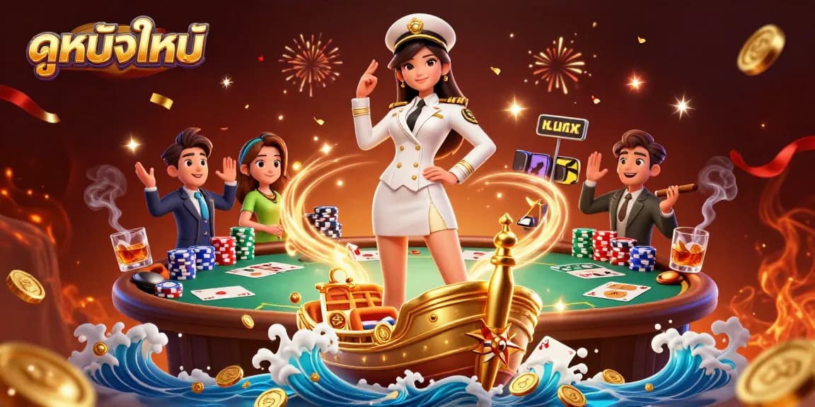 Experience ดูหนังใหม่ with excitement at the ultimate casino-themed adventure.