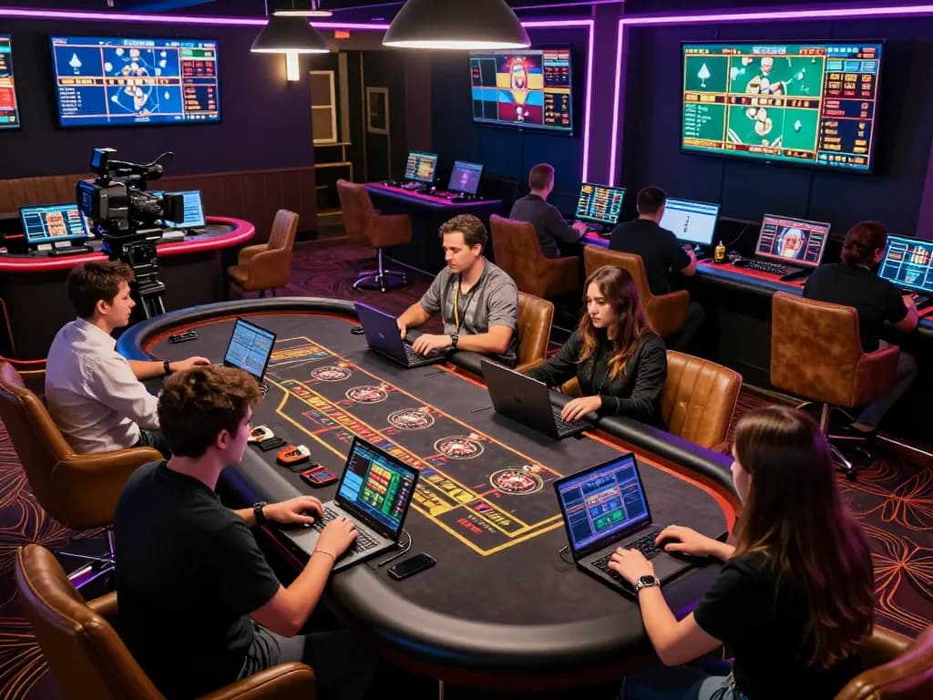 Players enjoying sun win at a live dealer roulette table in an immersive online casino atmosphere