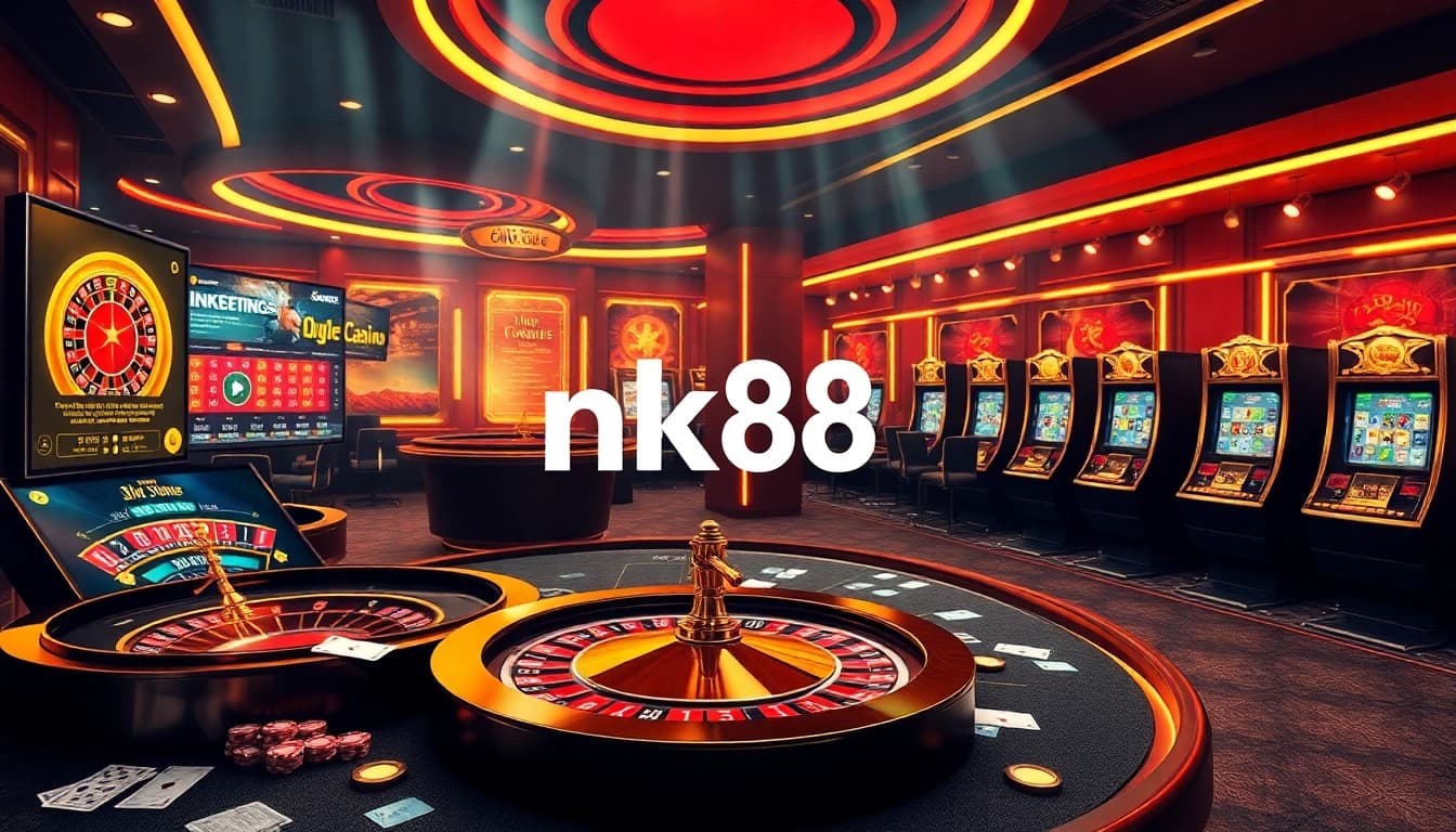 Experience the thrill of nk88's online casino with exciting games and vibrant visuals.