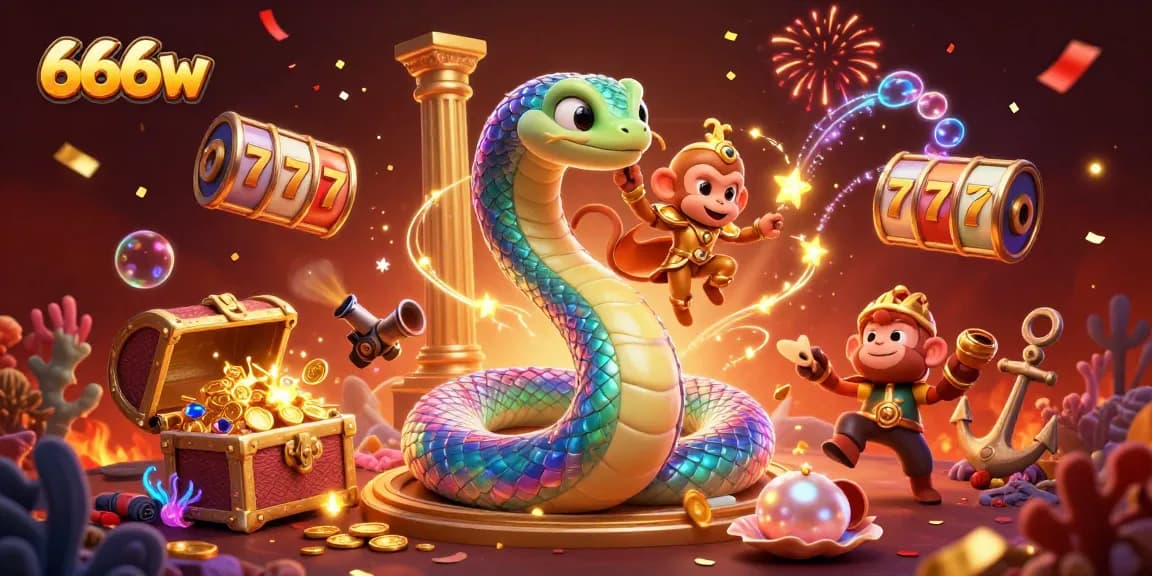 Experience the thrill of winning with 666w's immersive casino games and vibrant graphics in 3D.
