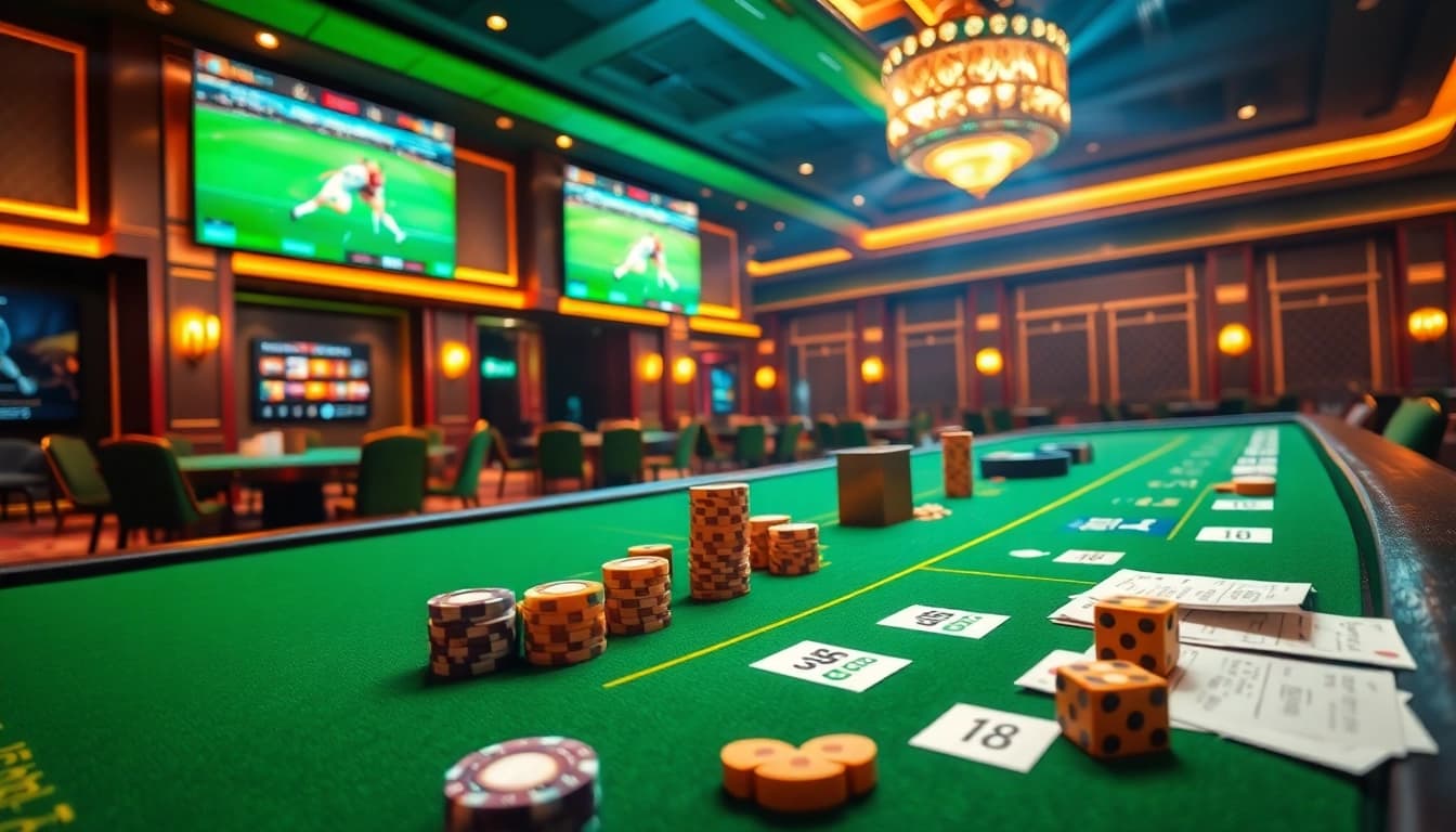 Experience thrilling betting with ta88 bóng đá at a luxurious casino setting.