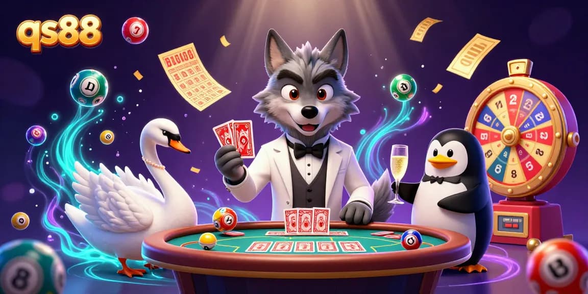 Experience thrilling qs88 casino gaming with charming characters and vibrant game elements.