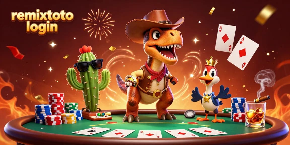 Experience the thrill of remixtoto login with dynamic poker action featuring vibrant characters and game elements.