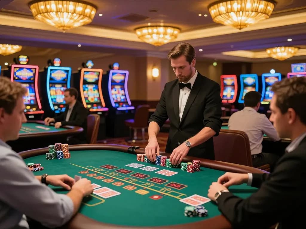 Players enjoying thrilling games at O8 casino with vibrant atmosphere and strategic action