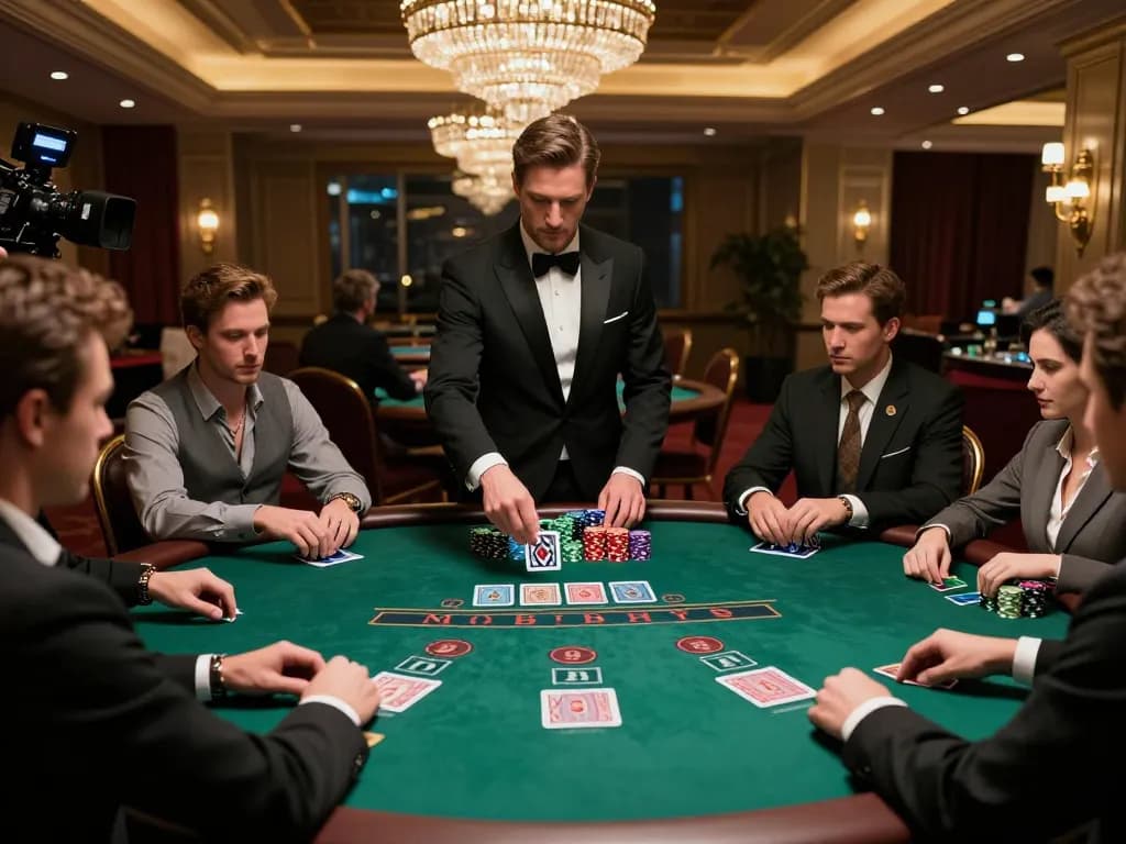 Intense blackjack gameplay at Trang chủ SC88, showcasing strategic decisions and excitement.