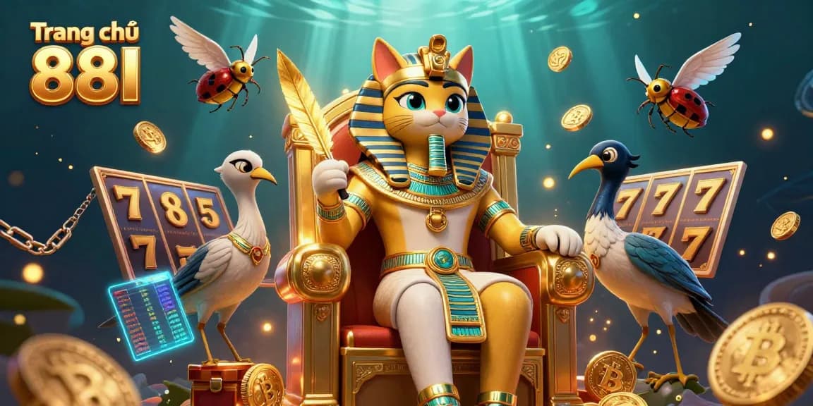 Engage in thrilling slots gameplay at Trang chủ 88I with vibrant characters and shining coins.