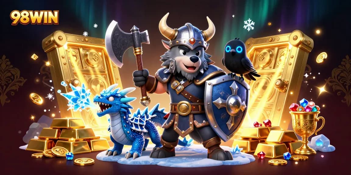 Experience thrilling wins with 98WIN's engaging casino atmosphere featuring vibrant ancient treasures.