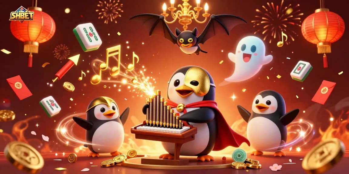 Experience thrilling wins at SHBET, where the magical penguin plays among rich casino symbols.
