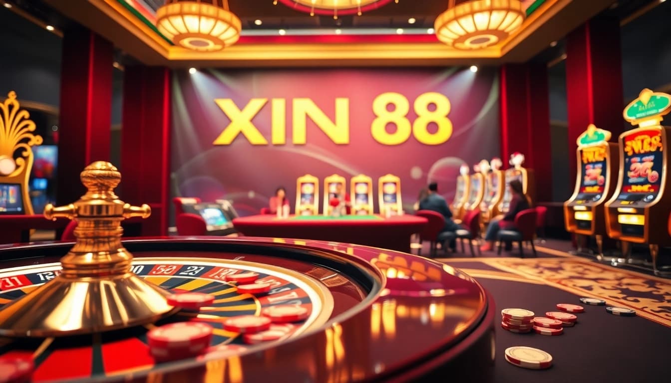 Experience the excitement of gambling at Xin88 with vibrant tables and thrilling games.