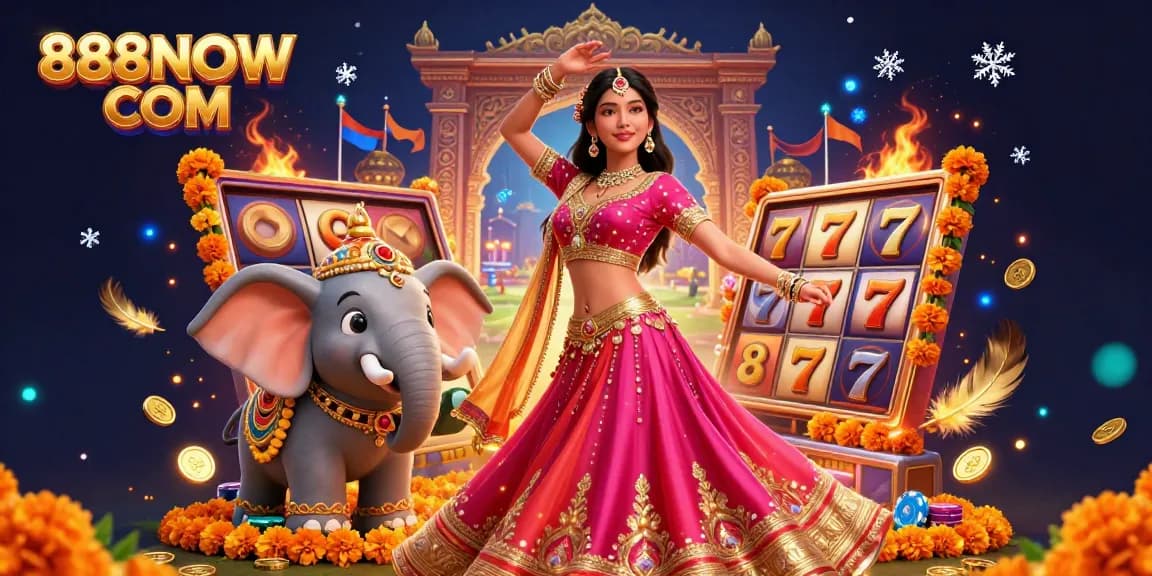 Experience the thrill of gaming with the vibrant 888NOW COM casino scene, featuring stunning visuals and dynamic elements.