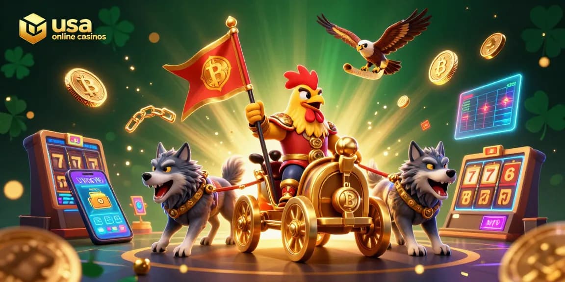Experience thrilling action at usa online casinos with vibrant slot reels and powerful crypto elements.