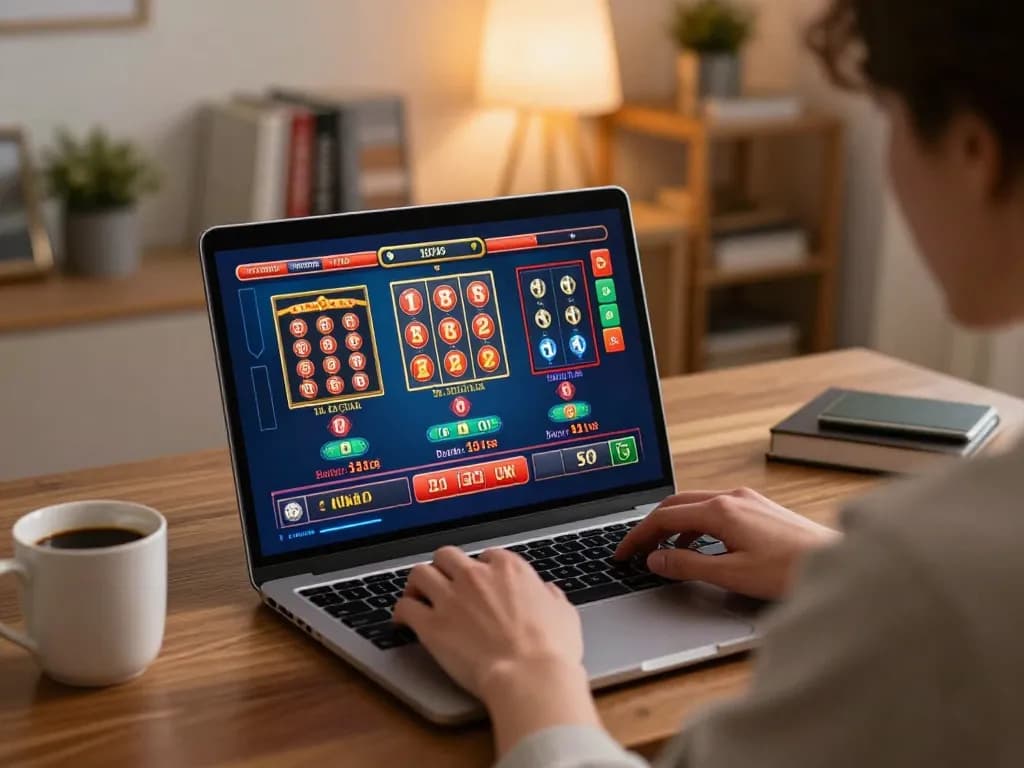 Engaging online gaming experience at home with lc88 casino games displayed