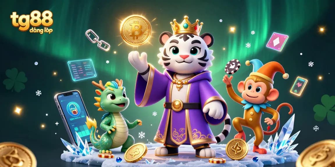 Engage with tg88 đăng nhập to enjoy thrilling casino experiences with characters and crypto elements.