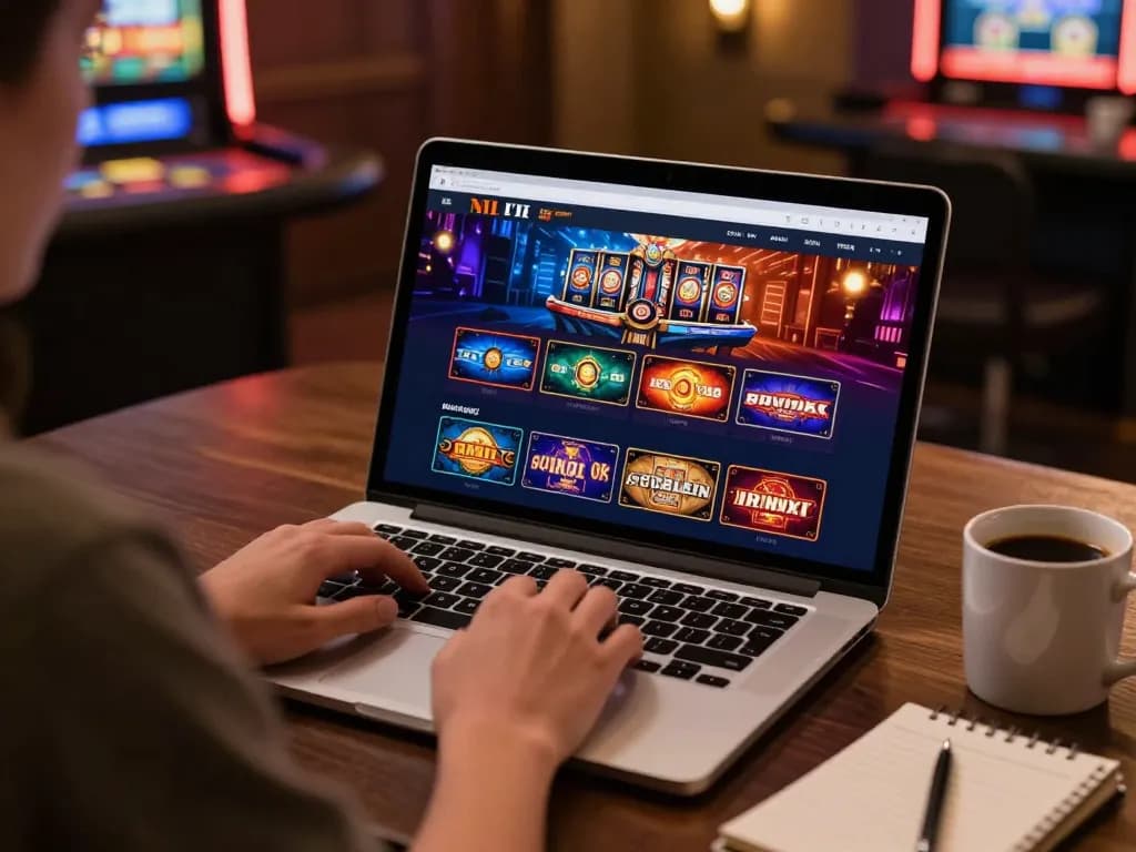 Luck8 players enjoying an engaging live dealer game experience on a sleek laptop during a cozy gaming night