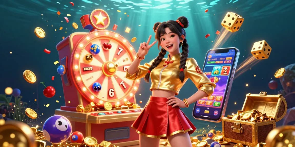 xoso66 launches fun lottery games with colorful balls and a vibrant jackpot scene.