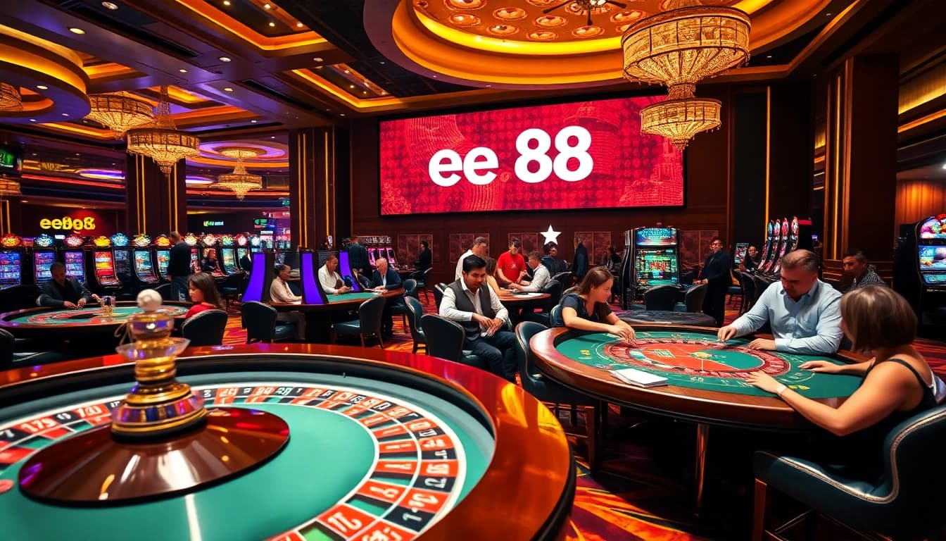 Experience the thrill of gambling at ee88 with vibrant casino games and exciting players.