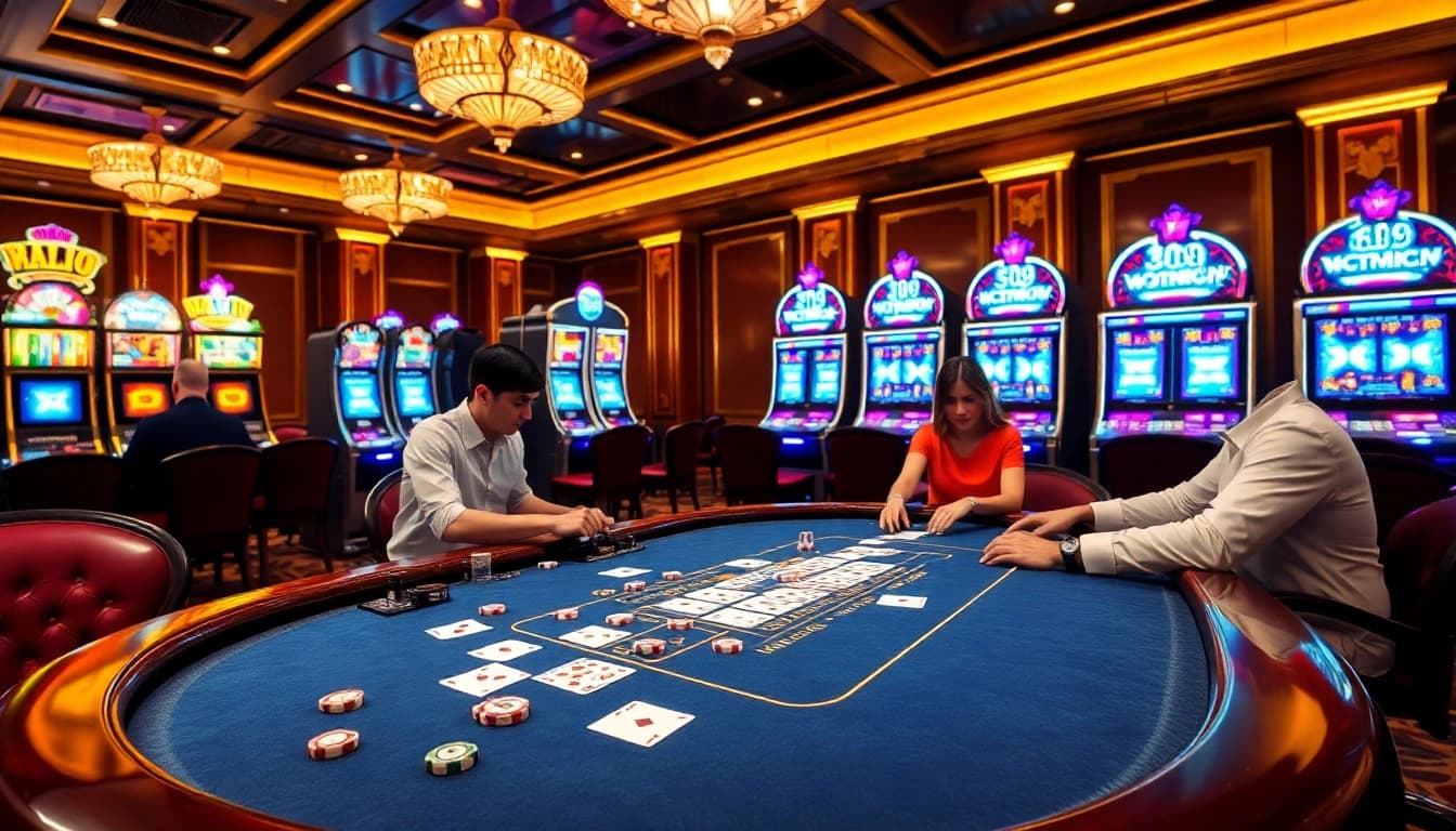 Experience gaming thrills with EU9 online casino's vibrant table games and exciting slot machines.
