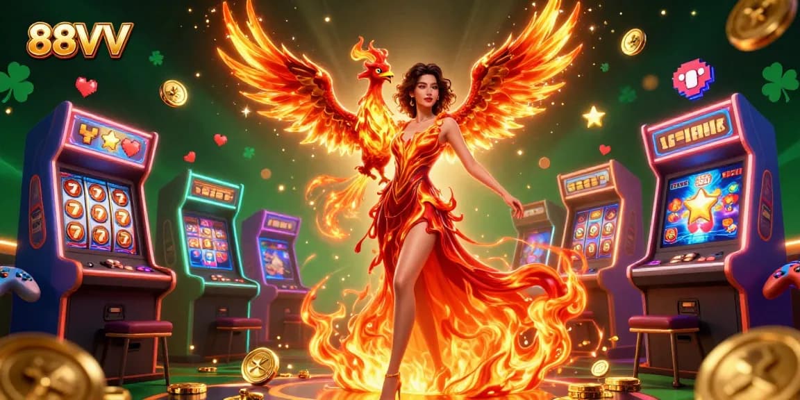 Engage with the exciting world of 88VV online casino, featuring dynamic games and a fiery atmosphere.
