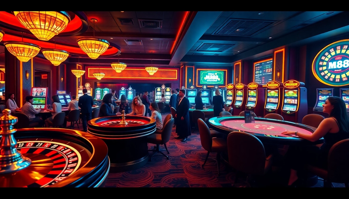 Experience the thrill of MM88 with engaging casino tables and professional dealers.
