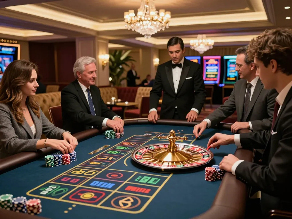 Players engaging at the SC88 roulette table while enjoying a thrilling casino experience.