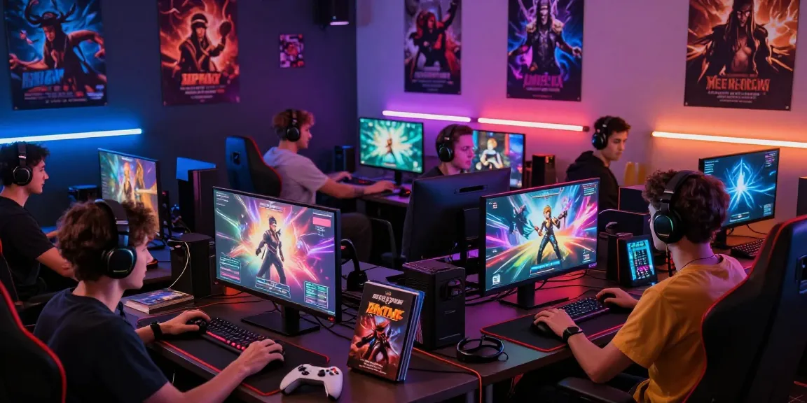 Players enjoying interactive game sex experiences on various devices, showcasing vibrant gaming setups and exciting adult games.