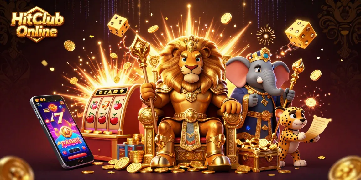 Engage with thrilling games at HitClub Online, featuring vibrant visuals and jackpot excitement.