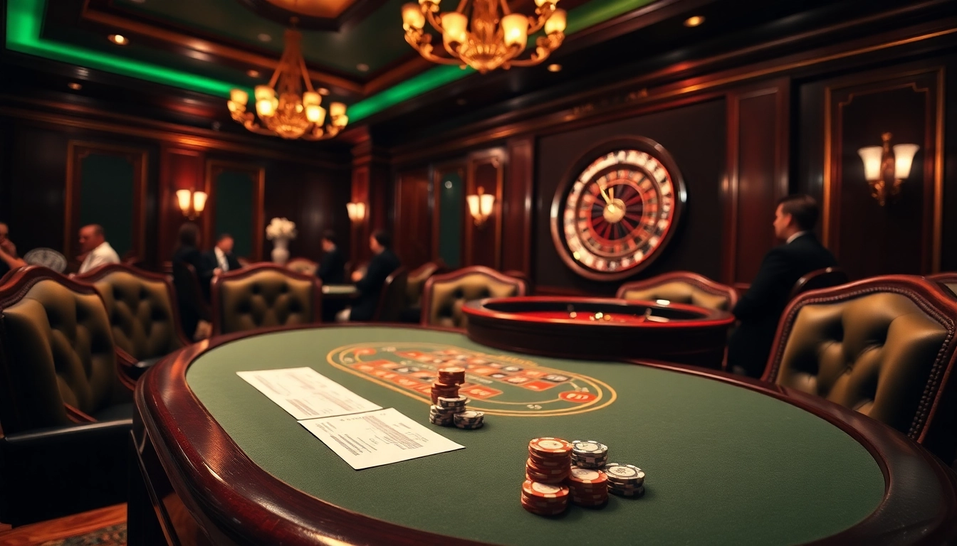Action-packed scene showcasing Kèo nhà cái 5 at a poker table with vibrant atmosphere and high-stakes excitement.